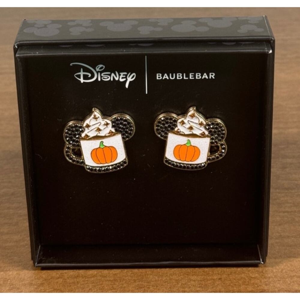 BAUBLEBAR Disney Mickey Mouse Pumpkin Spice Mug Earrings